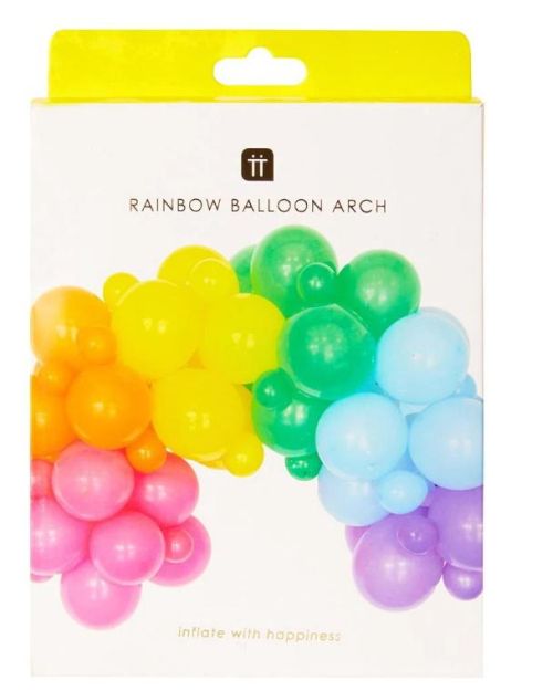 Rainbow Balloon Arch