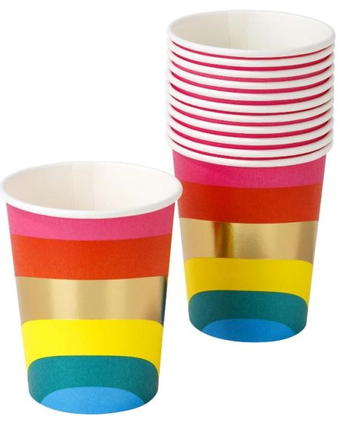 Rainbow Brights Cups 12pk
