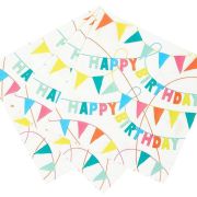 Rainbow Brights Eco Napkins 20pk