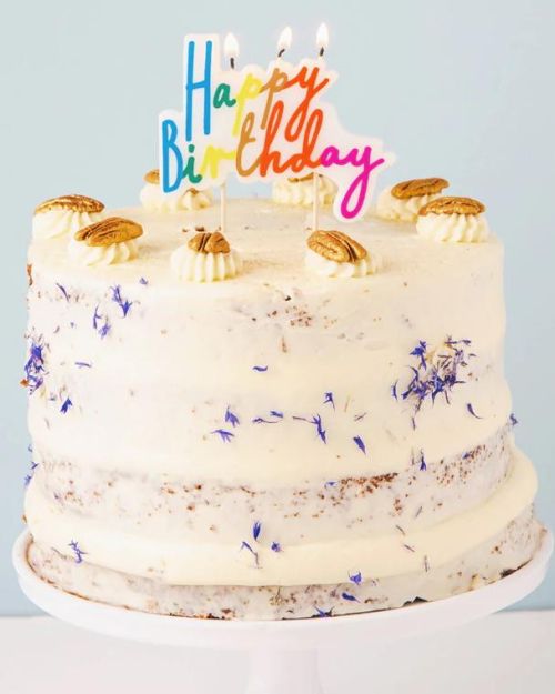 Rainbow Brights Happy Birthday Candle