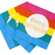 Rainbow Brights Happy Birthday Napkins 16pk