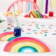 Rainbow Brights Plates 12pk