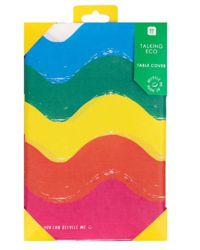 Rainbow Brights Retro Paper Tablecover