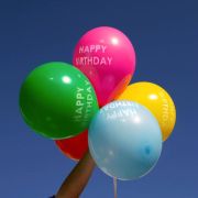 Rainbow Happy Birthday Balloons 5pk