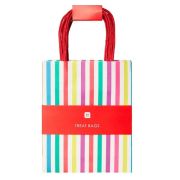 Retro Rainbow Stripe Treat Bags 8pk