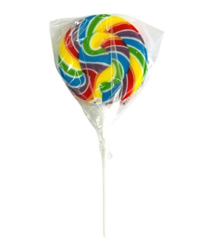 Rainbow Swirly Lollipop