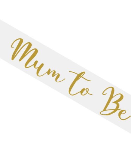 Mum to Be Satin Sash