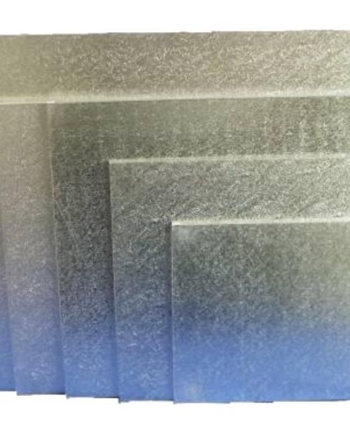 Masonite Cake Board 20″x16″ Rectangle – Silver