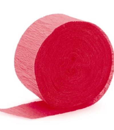 Crepe Paper Streamer – Red