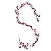Red Berry Foliage Christmas Garland