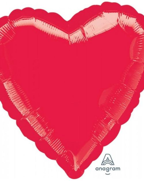 Heart Shaped Foil Balloon – Red