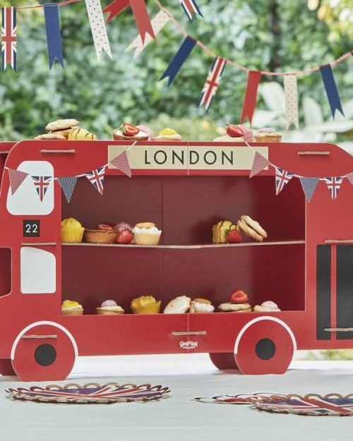 Red London Bus Treat Stand