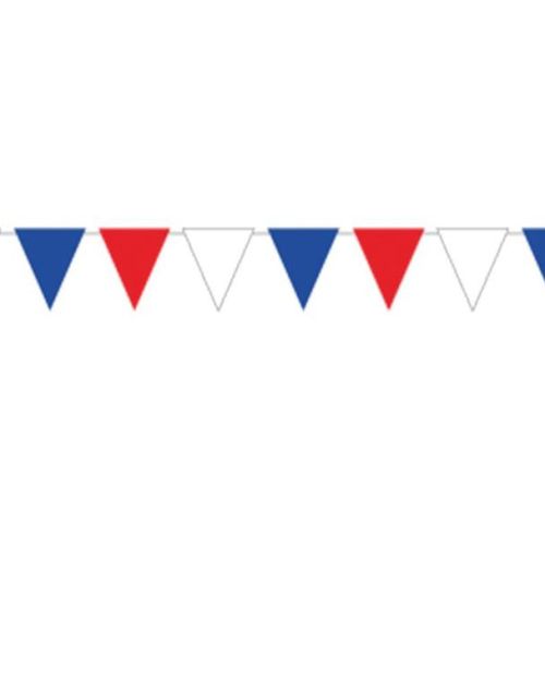 Red White & Blue Pennant Banner