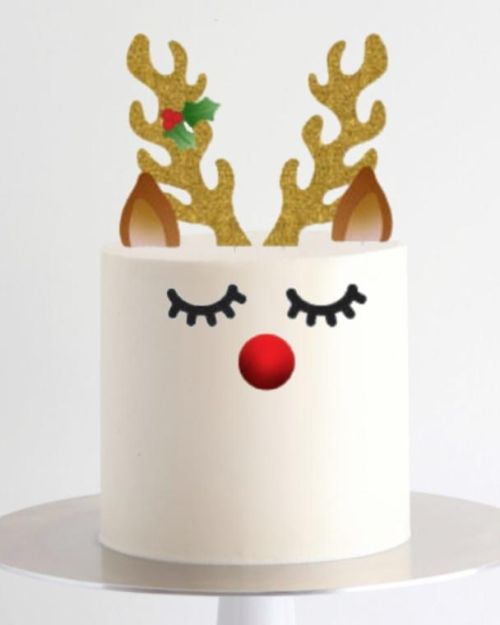 Reindeer Cake Topper Set