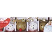 Reindeer & Snowman Christmas Place Card Holders