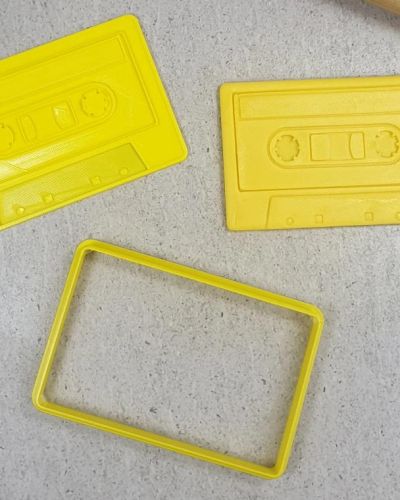 Retro Cassette Embosser & Cutter Set