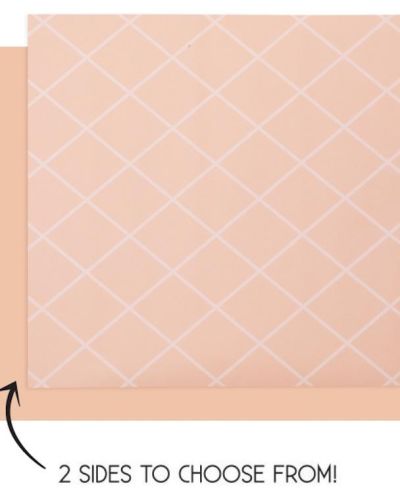 Reversible Table Runner – Peach