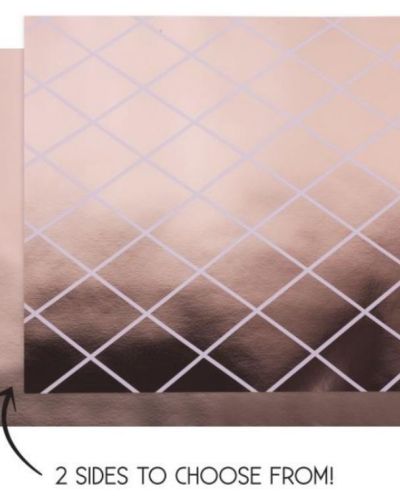 Reversible Table Runner – Rose Gold