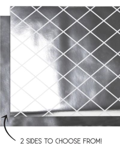 Reversible Table Runner – Silver