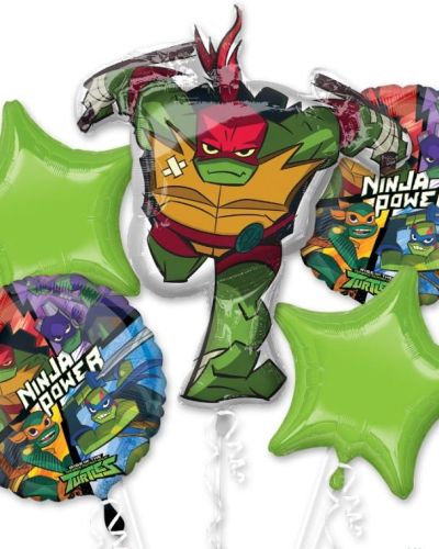 Rise of the TMNT Foil Balloon Bouquet