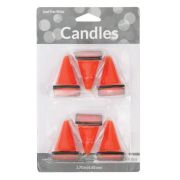 Road Cone Candles 6pk