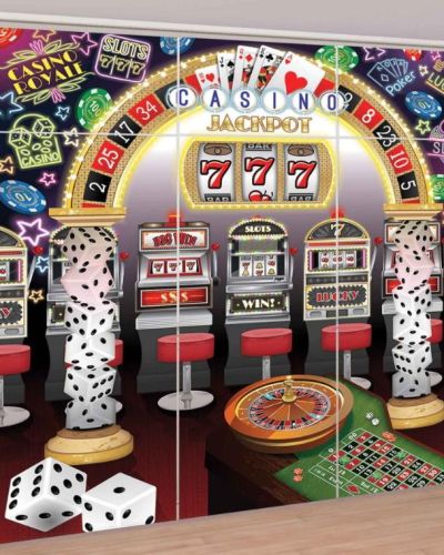 Roll The Dice Casino Giant Scene Setter