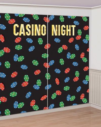 Roll The Dice Casino Scene Setter & Marquee Sign