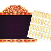 Roll The Dice Casino Scene Setter & Marquee Sign