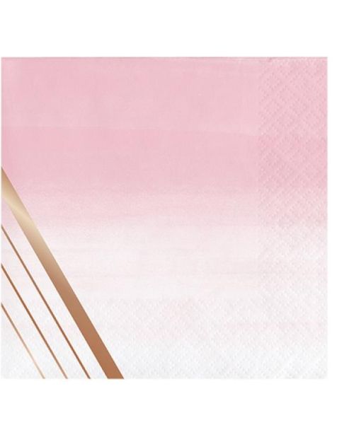 Rosé All Day Beverage Napkins 16pk