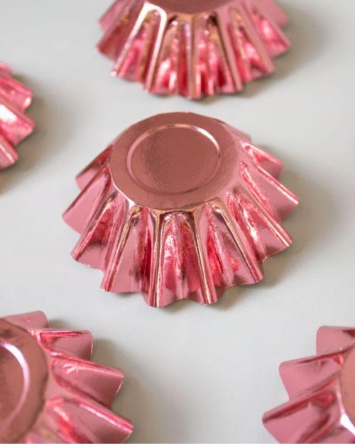 Rose Gold Bloom Cupcake Cups 24pk