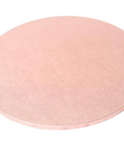 Rose Gold Masonite Cake Board Round 10in