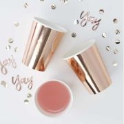 Rose Gold Cups 8pk