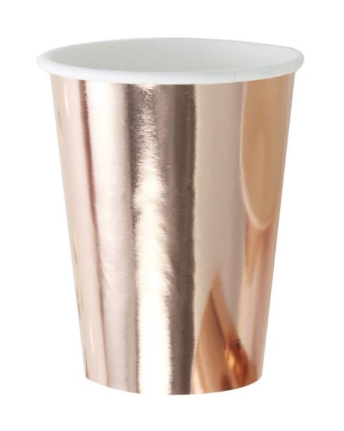 Rose Gold Cups 8pk