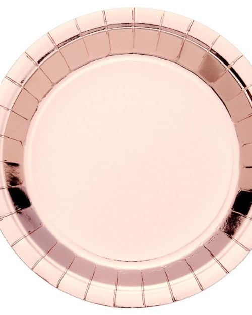 Rose Gold Dinner Plates 8pk