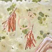 Rose Gold Engaged Balloon Bunting