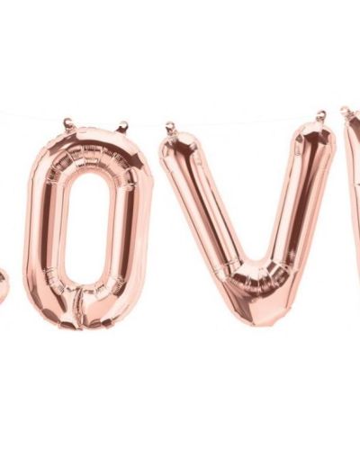 Foil Balloon Kit – Rose Gold Love