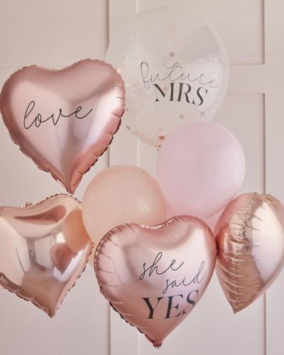 Hen Party Rose Gold Balloon Bundle 9pk