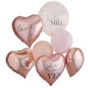 Hen Party Rose Gold Balloon Bundle 9pk