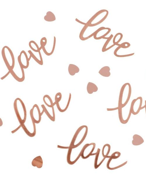 Rose Gold Love Confetti