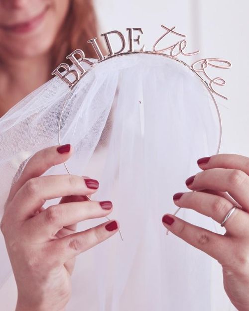Hen Party Bride to Be Headband & Veil