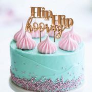 Rose Gold Plated Cake Topper – Hip Hip Hooray