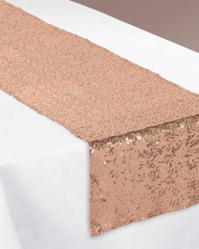 Rose Gold Sequin Table Runner