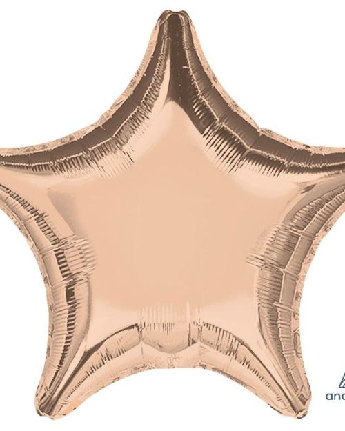 Star Shaped Foil Balloon – Rose Gold