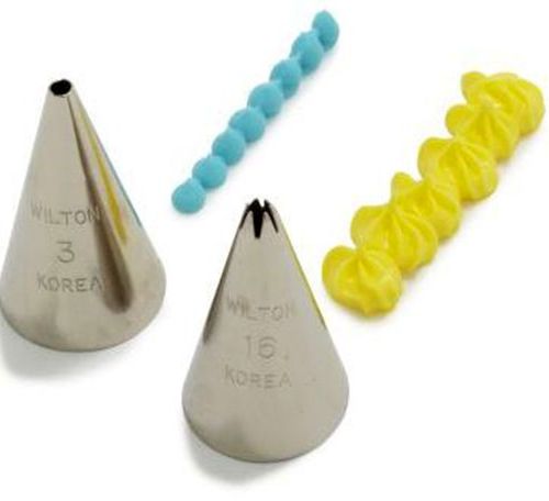 Wilton Round #3 & Star #16 Tip Set
