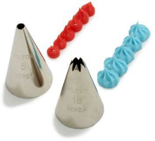 Wilton Round #5 & Star #18 Tip Set