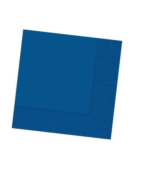 Royal Blue Beverage Napkins 20pk