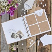 Rustic Country Envelope Wedding Guest Book
