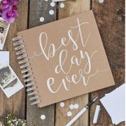 Rustic Country Envelope Wedding Guest Book