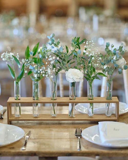 Rustic Romance Stem Holder Centrepiece