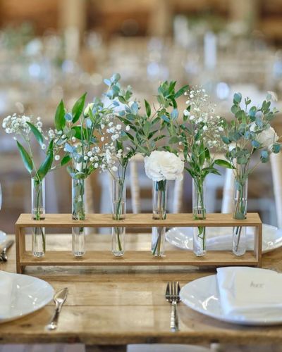 Rustic Romance Stem Holder Centrepiece